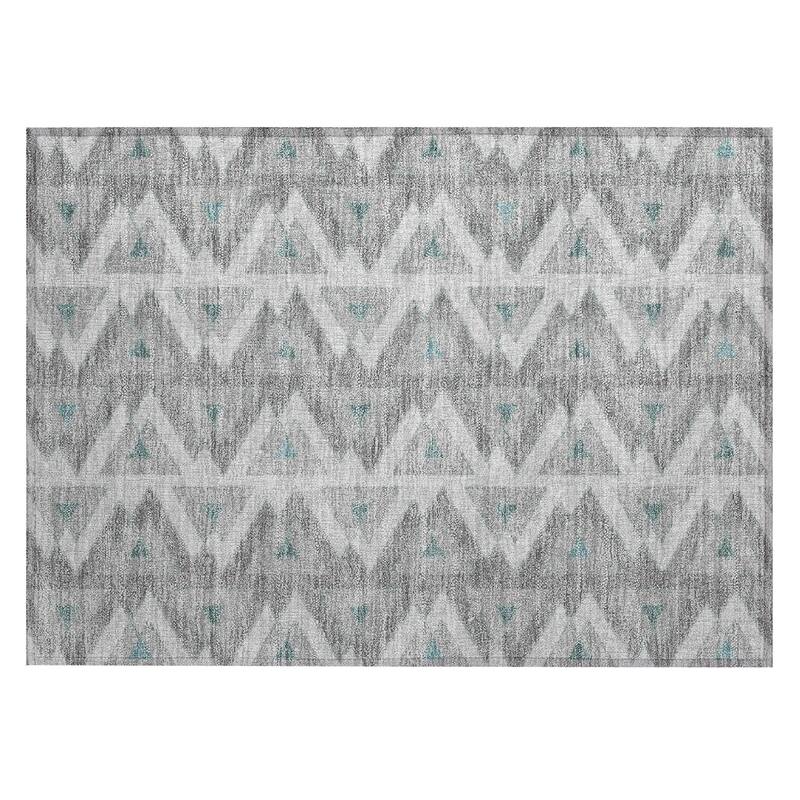 Machine Washable Indoor/ Outdoor Global Lyons Chantille Rug