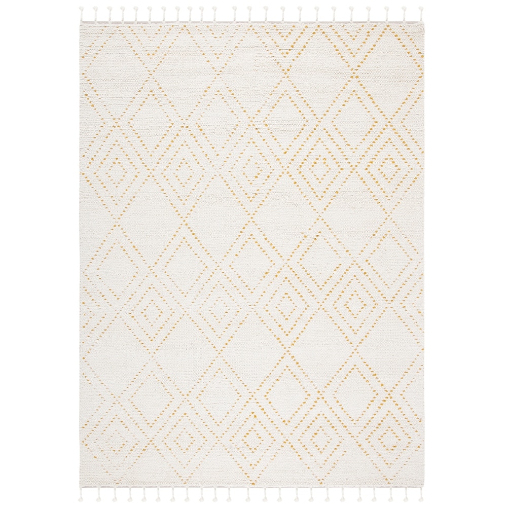 SAFAVIEH Handmade Casablanca Violante Moroccan Wool Tassel Rug