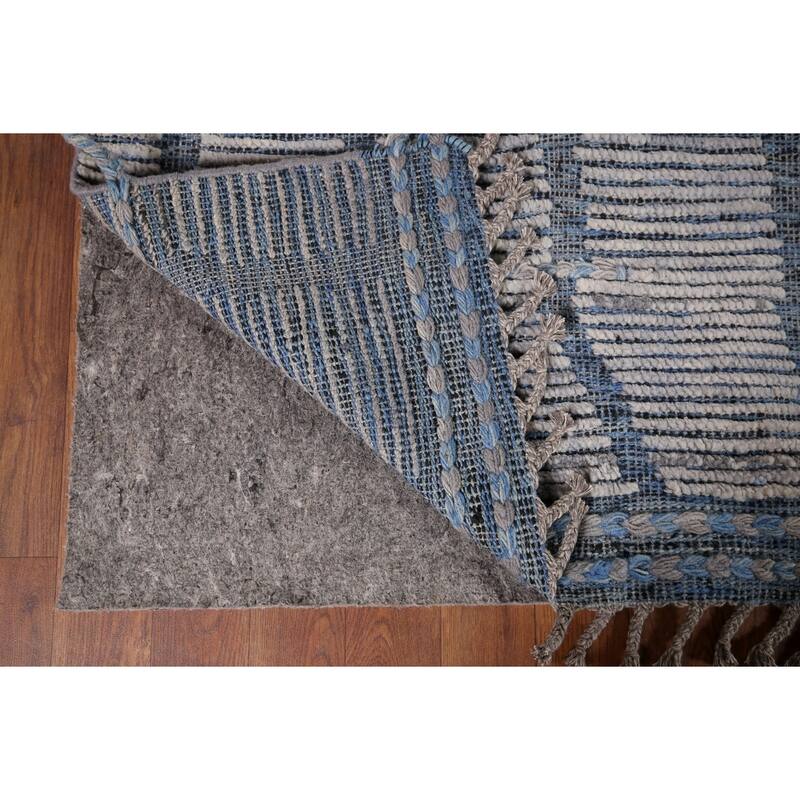 Moroccan Oriental Area Rug Hand-Knotted Bedroom Wool Carpet - 8'7"x 11'10"