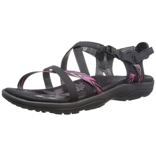 skechers women's reggae slim keep close gladiator sandal