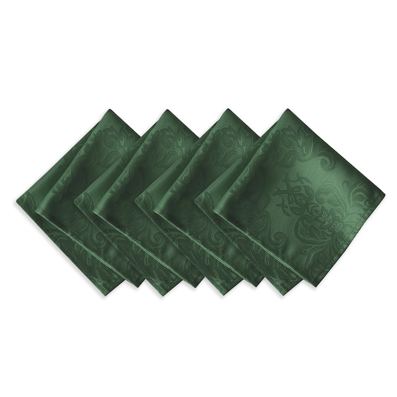 Elrene Barcelona Damask Fabric Napkins (Set of 4) - 17" w x 17" l