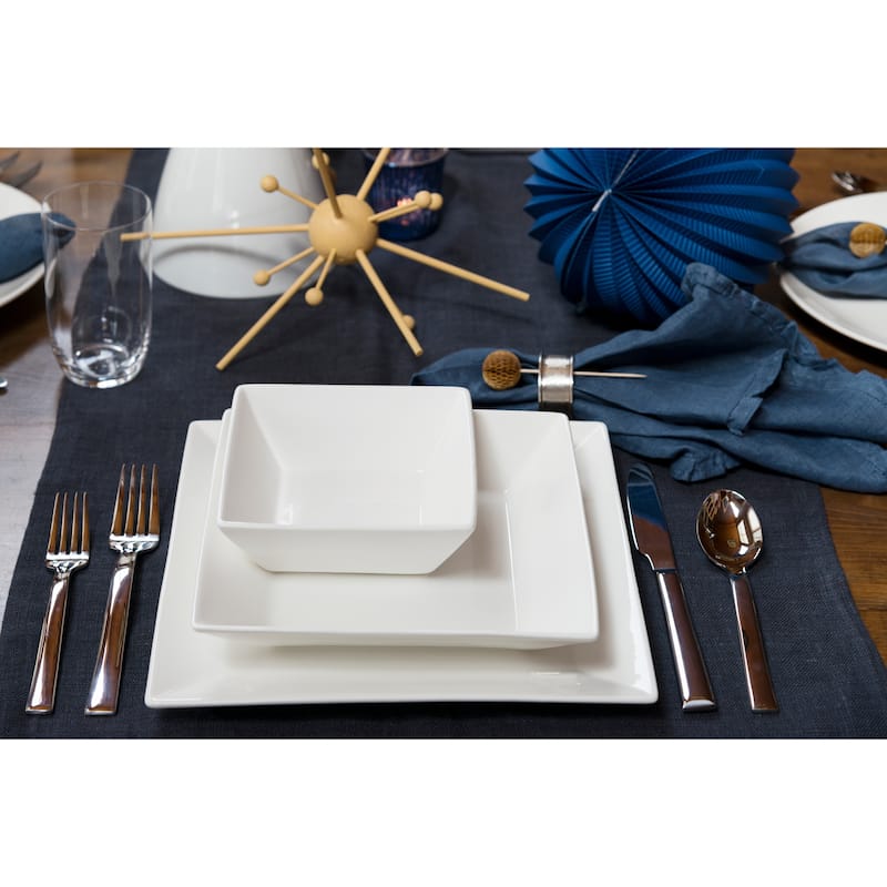 Fortessa Still 18/10 Stainless Steel, 5PC Flatware Set (Service for 1), Silver - 5 Piece Set