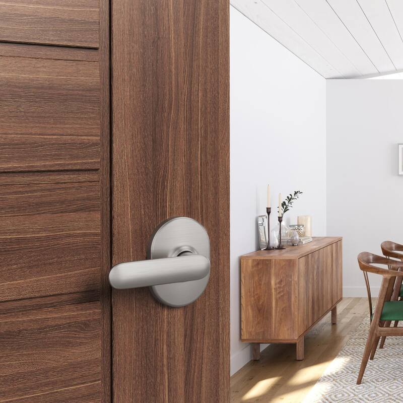 Schlage F10-DAV-RMN Davlin Passage Door Lever Set with Decorative