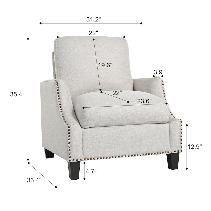 GDFStudio - Polyester 3-Piece Living Room Sofa Furniture Sets for Apartment