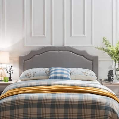 62" Queen Headboard with Nailhead Trim by Christopher Knight Home