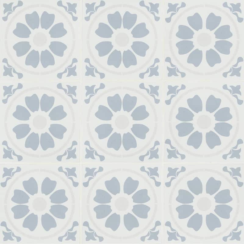 Ackland AKNPTAMA8X8M-CA Amara - 8" x 8" Porcelain Encaustic Floor and - Synara
