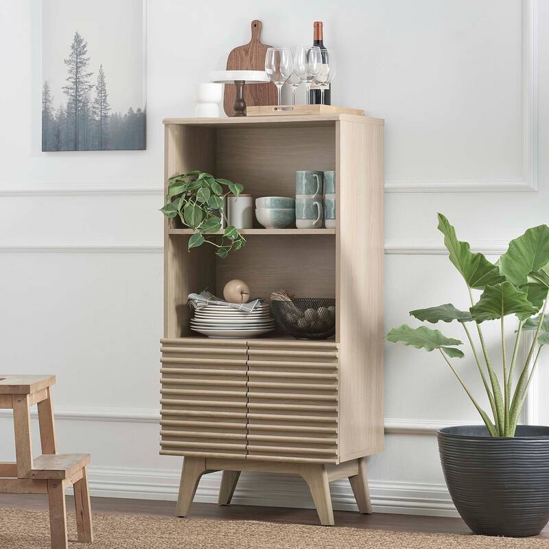 Render Display Cabinet Bookshelf