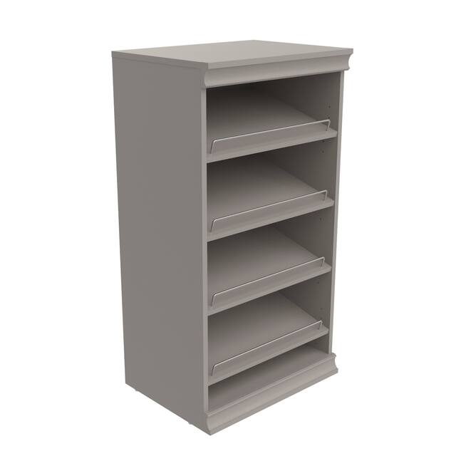 ClosetMaid Modular Storage 12-Pair Shoe Shelf Unit - Smoky Taupe