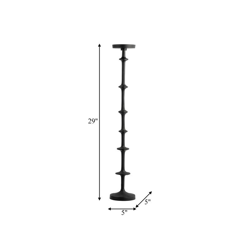 Sagebrook Home Abacus Floor Pillar Candleholder - 5" x 5" x 36"