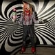 preview thumbnail 1 of 17, Haunted Hill Farm Haunted Hill Farm 6.9 ft. Motion-Activated I Scream Clown Halloween Animatronic by Tekky - Multi