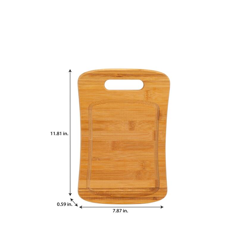 Kitchen Details Curved Bamboo Cutting Board