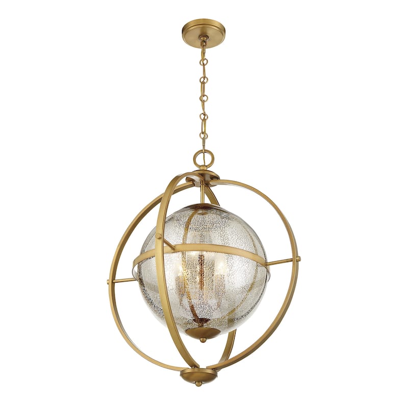Savoy House 7-1872-3 Pearl 3 Light 21" Wide Globe Chandelier