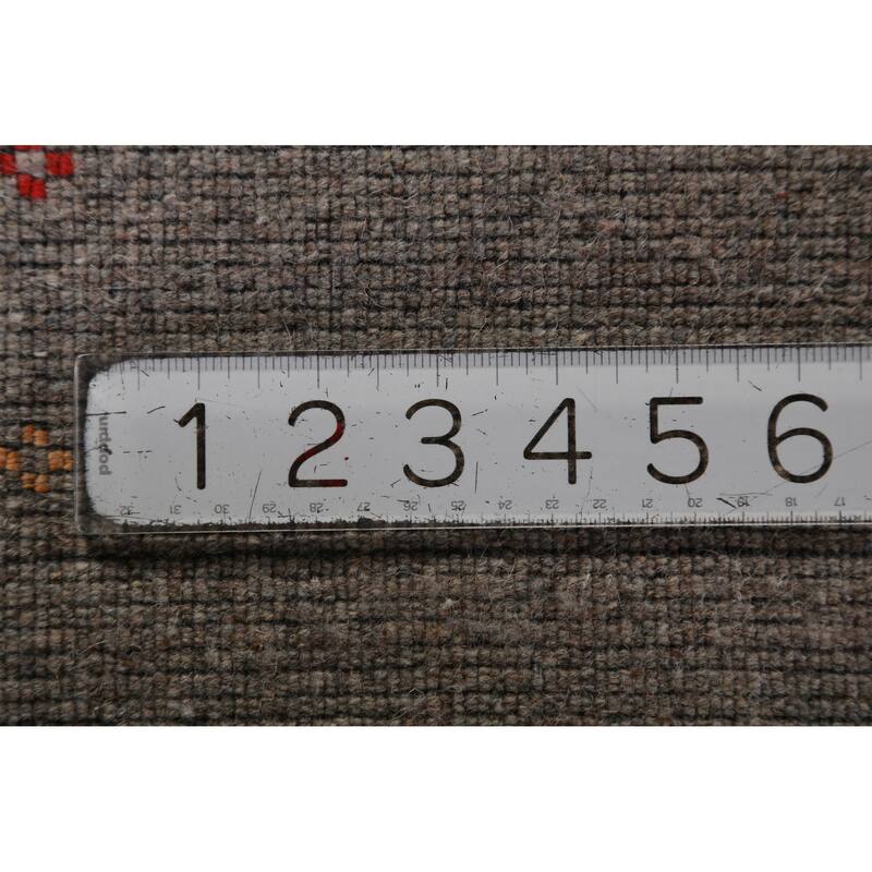 Hand Knotted Oriental 100% Wool Carpet Tribal Tribal Greys & Charcoal Gabbeh Area Rug - 10' 2'' X 8' 4''