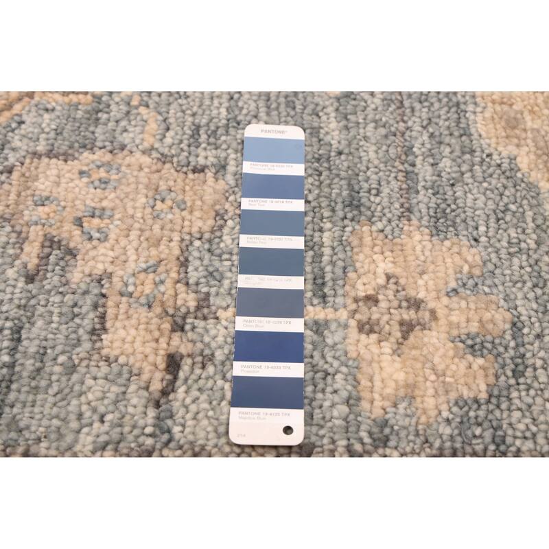 ECARPETGALLERY Hand-knotted Jules Serapi Dark Blue Wool Rug - 7'11 x 9'10