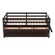 preview thumbnail 9 of 46, Twin Size Solid Wood Low Loft Bed with Full Safety Fence, Climbing ladder, Storage Drawers and Trundle