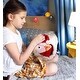 preview thumbnail 6 of 4, DolliBu Santa Squat Piggy Stuffed Animal Plush Toy with Santa Outfit - 7 Inches