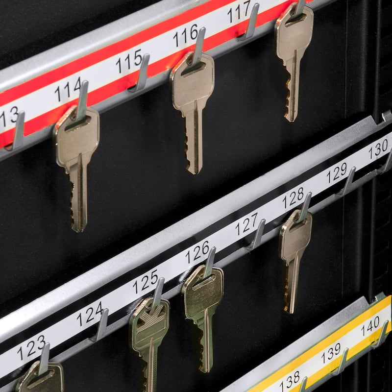 200 Adjustable Key Storage Cabinet with Lock