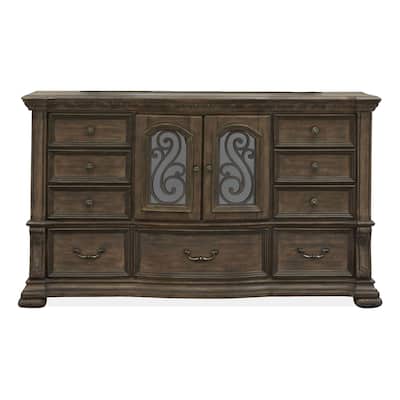 Magnussen Home Durango Willadeene Brown Drawer Dresser