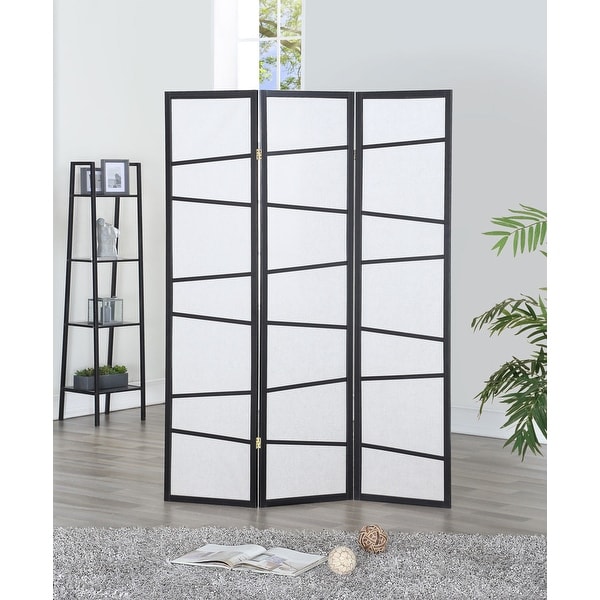 Costway 3 Panel Screen Room Divider Wood Folding Freestanding Partition Privacy Screen