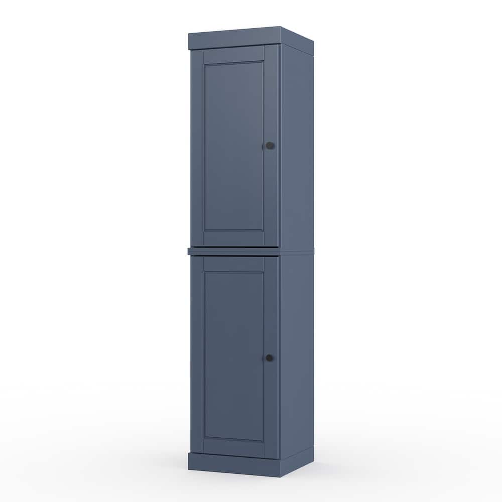 Palace Imports 100% Solid Wood Bathroom Storage Cabinet, Adjustable Shelves, 16.5" Wide, 35.75" Tall