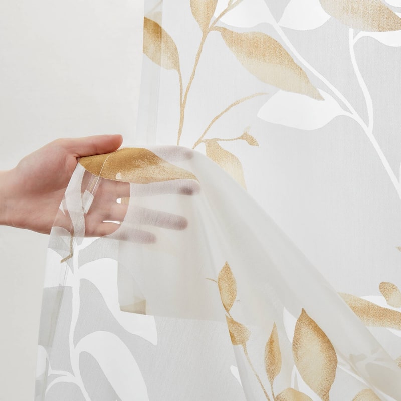 Madison Park Vera Burnout Printed Curtain Panel Single