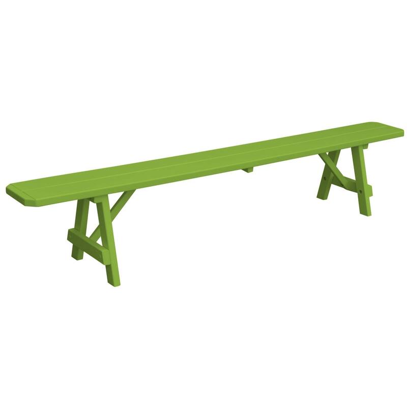 Pine 8' Traditional Bench