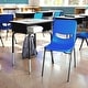 preview thumbnail 33 of 52, Student Desk with Open Front Metal Book Box & Flex Comfort Chair - 24"W x 18"D x 22.25" - 31.25"H