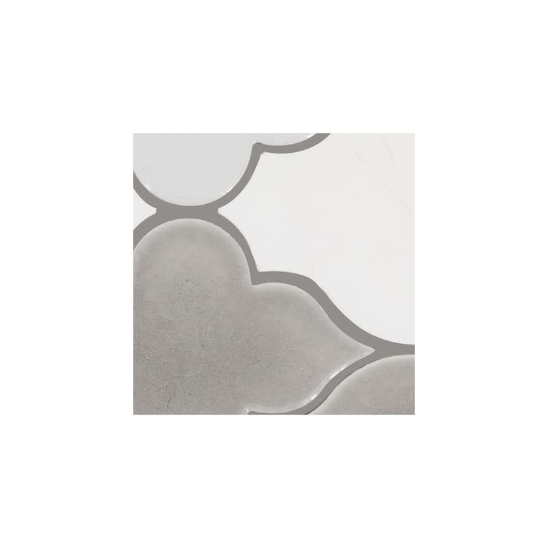 Daltile Raine Honed Natural Stone Arabesque Mosaic Tile (Set of 10) (7.38 SQFT Per Carton)