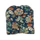 preview thumbnail 8 of 39, 19-inch Rounded Back Tufted Indoor/Outdoor Chair Cushion - 19" x 19"