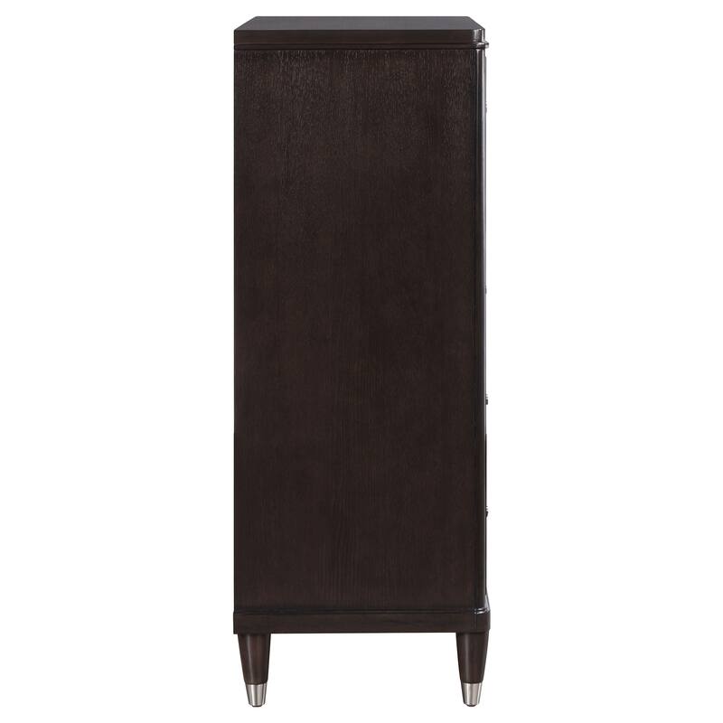 Emberlyn Mid-Century Modern 5-drawer Bedroom Chest Brown