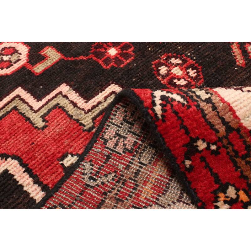 ECARPETGALLERY Hand-knotted Andelz Red Wool Rug - 4'4 x 6'8