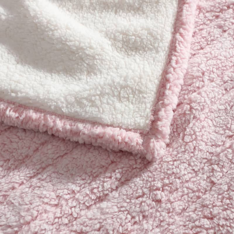 Laura Ashley Plush Reversible Heated Blanket