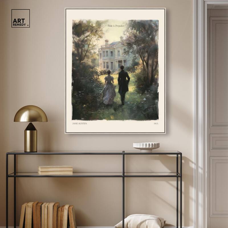 Pride and Prejudice Scene Canvas by Art Remedy