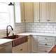 preview thumbnail 5 of 10, Ganku Copper 33" Single Bowl Farmhouse Apron Front Undermount Kitchen Sink