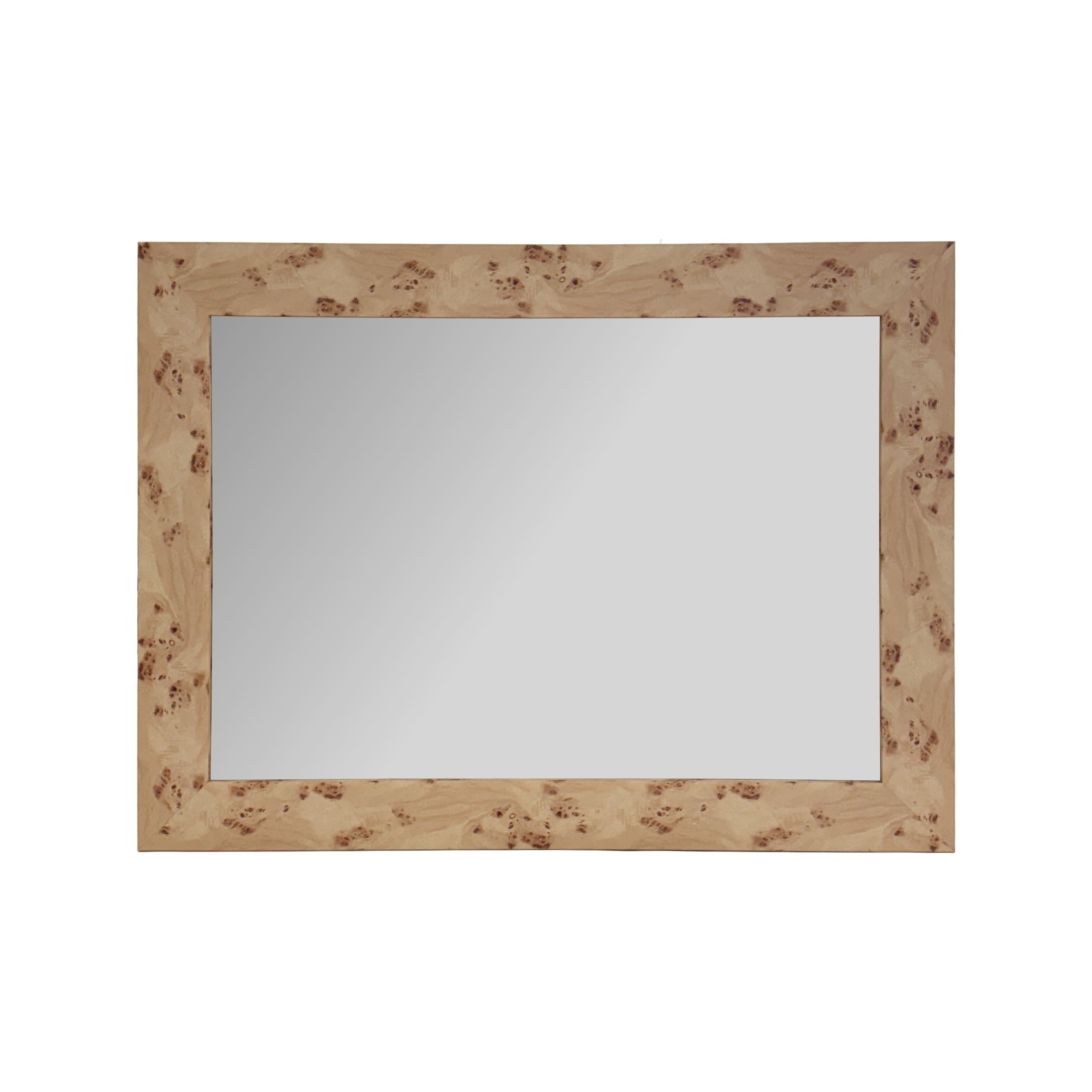 Burled Vanity Mirror - 40H x 30W x 1D