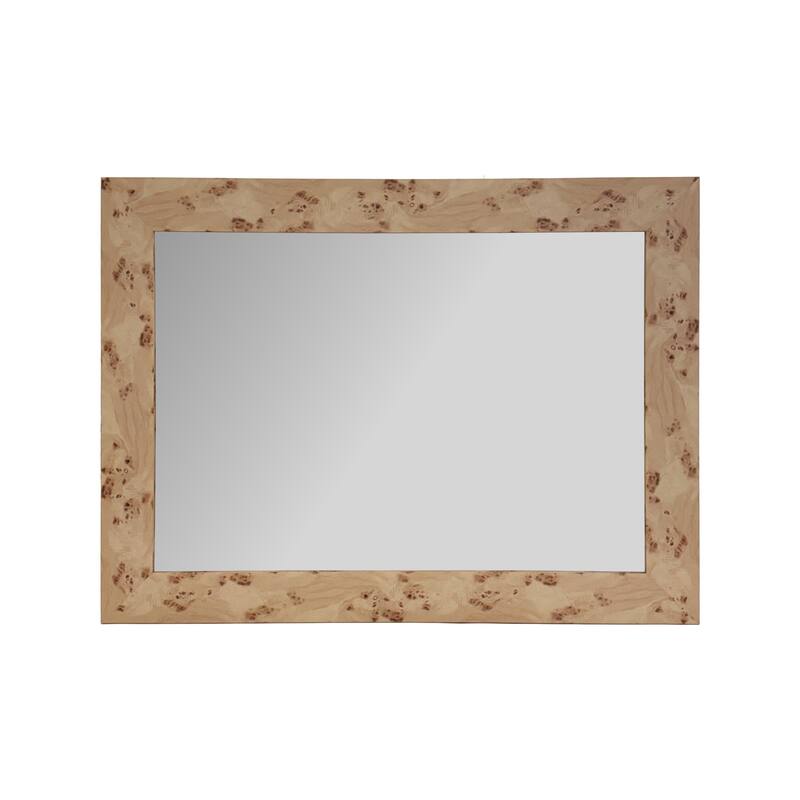 Burled Vanity Mirror - 40H x 30W x 1D
