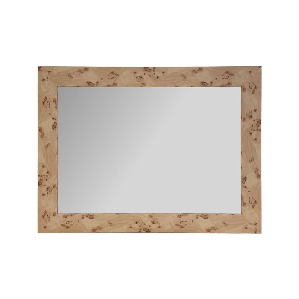 Burled Vanity Mirror - 40H x 30W x 1D