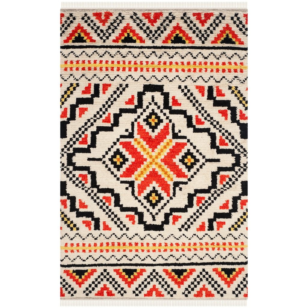 SAFAVIEH Hand-knotted Kenya Sedigheh Southwestern Tribal Wool Rug