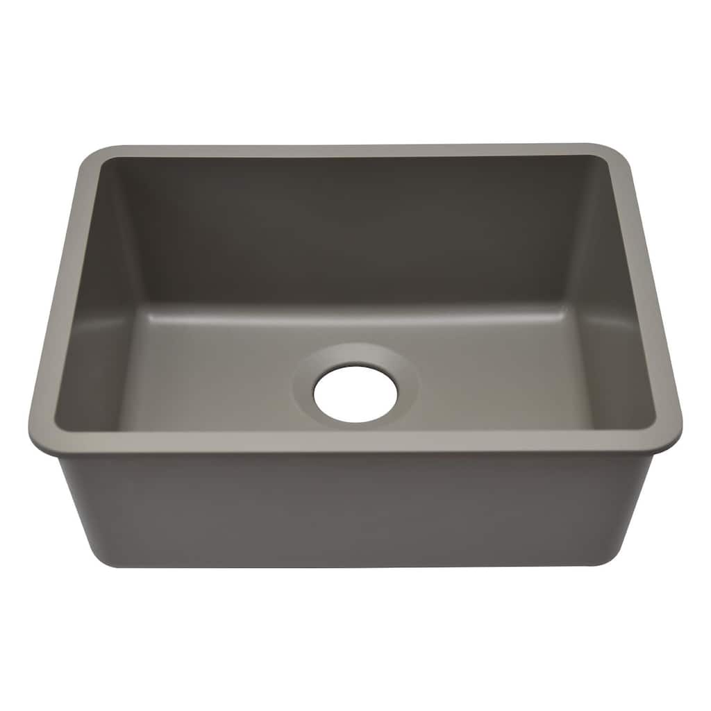 23" x 18" Quartz Kitchen Sink, single bowl kitchen sink, Drop in Kitchen Sink, Granite Composite Kitchen Sink,... - 23"x18"