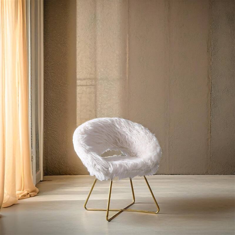 Accent Chair Upholstered with Cushioned Seat and Backrest