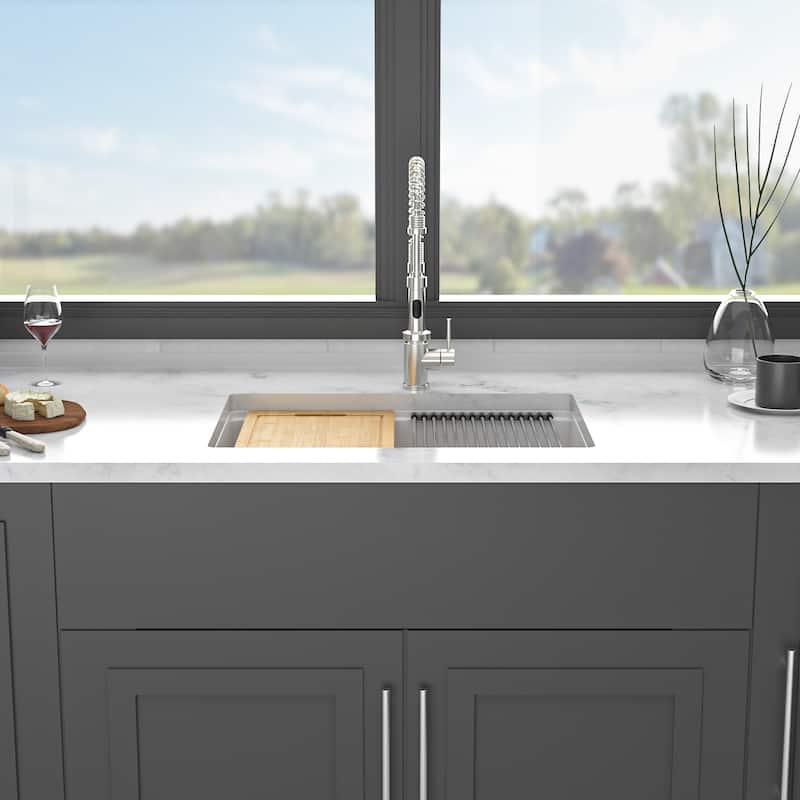 Granite Composite Workstation Undermount Kitchen Sink