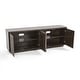 preview thumbnail 9 of 71, Wave Textured Modern Sideboard Cabinet