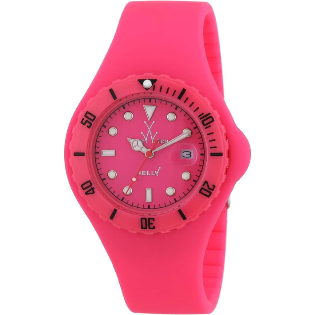 Toy Watch Women's Jelly Pink Dial Watch - JY04PS - 6 (36)