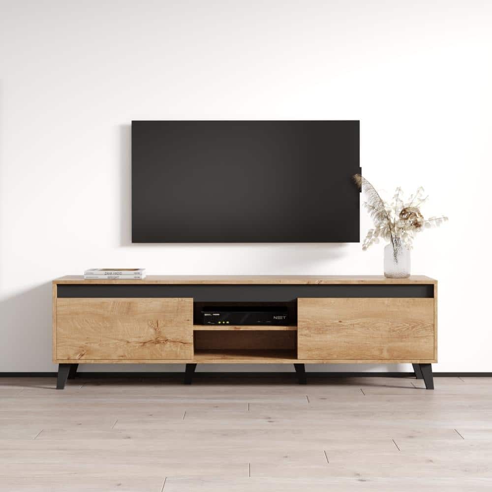 Nord II 67" TV Stand - 19.1" H x 66.9" W x 15" D