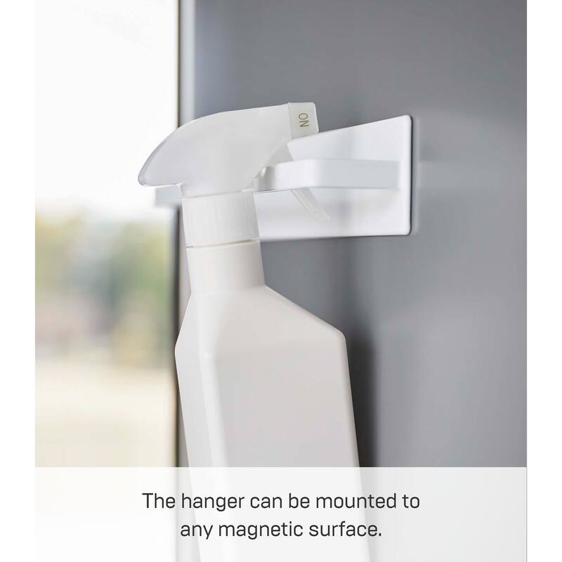 Yamazaki Home Magnetic Kitchen Towel Hanger, Steel, Holds 3 lbs - L 1.77 x W 11.02 x H 1.97 inches