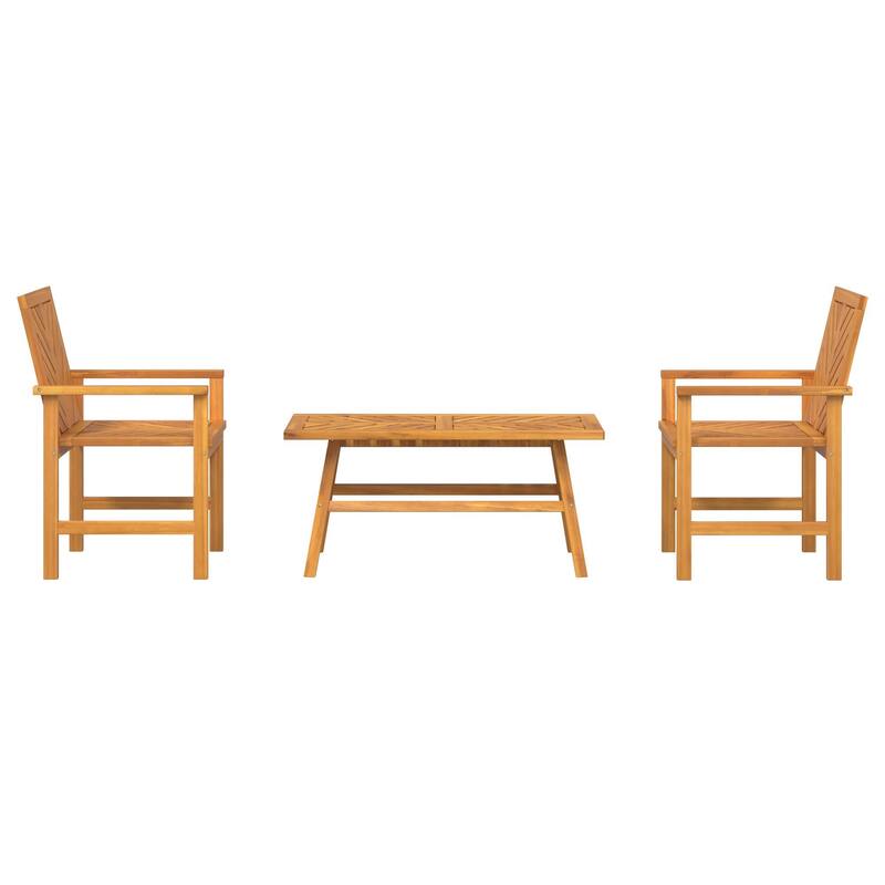 vidaXL 3/4/5 Piece Garden Lounge Set Solid Wood Acacia