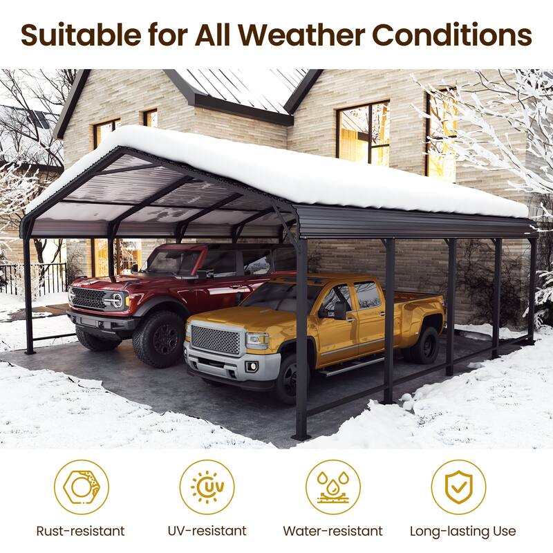 20 x 20 FT Metal Carports