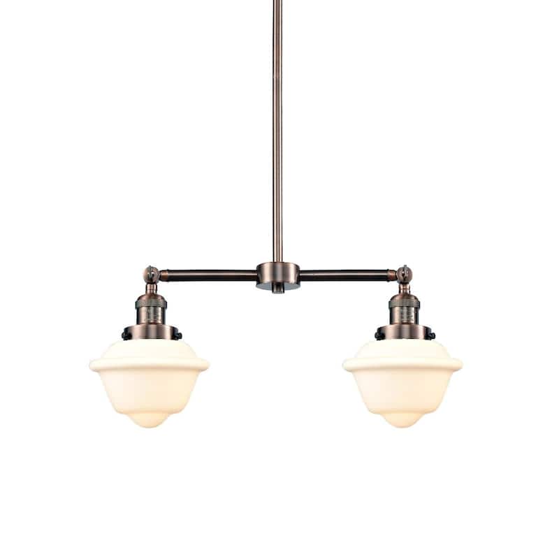 Innovations Lighting Small Oxford 2 Light 24" Wide Linear Chandelier