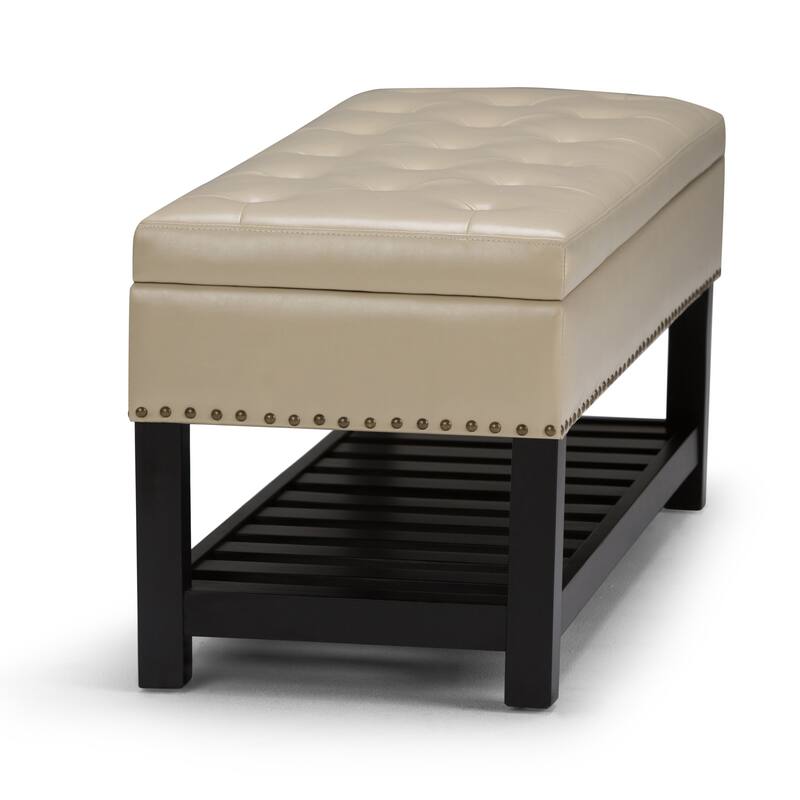 Modern Storage Ottoman Bench for Living Room