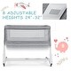 preview thumbnail 6 of 29, Babyjoy Baby Side Bedside Sleeper Washable Mattress Height Adjustable